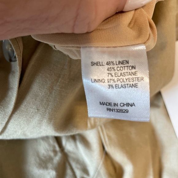 Majorelle Ameera Linen Blend Romper  Nude Tan NWT! Revolve Women’s Sz Large New - Picture 13 of 16